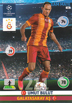 Umut Bulut Galatasaray AS 2014/15 Panini Champions League #141